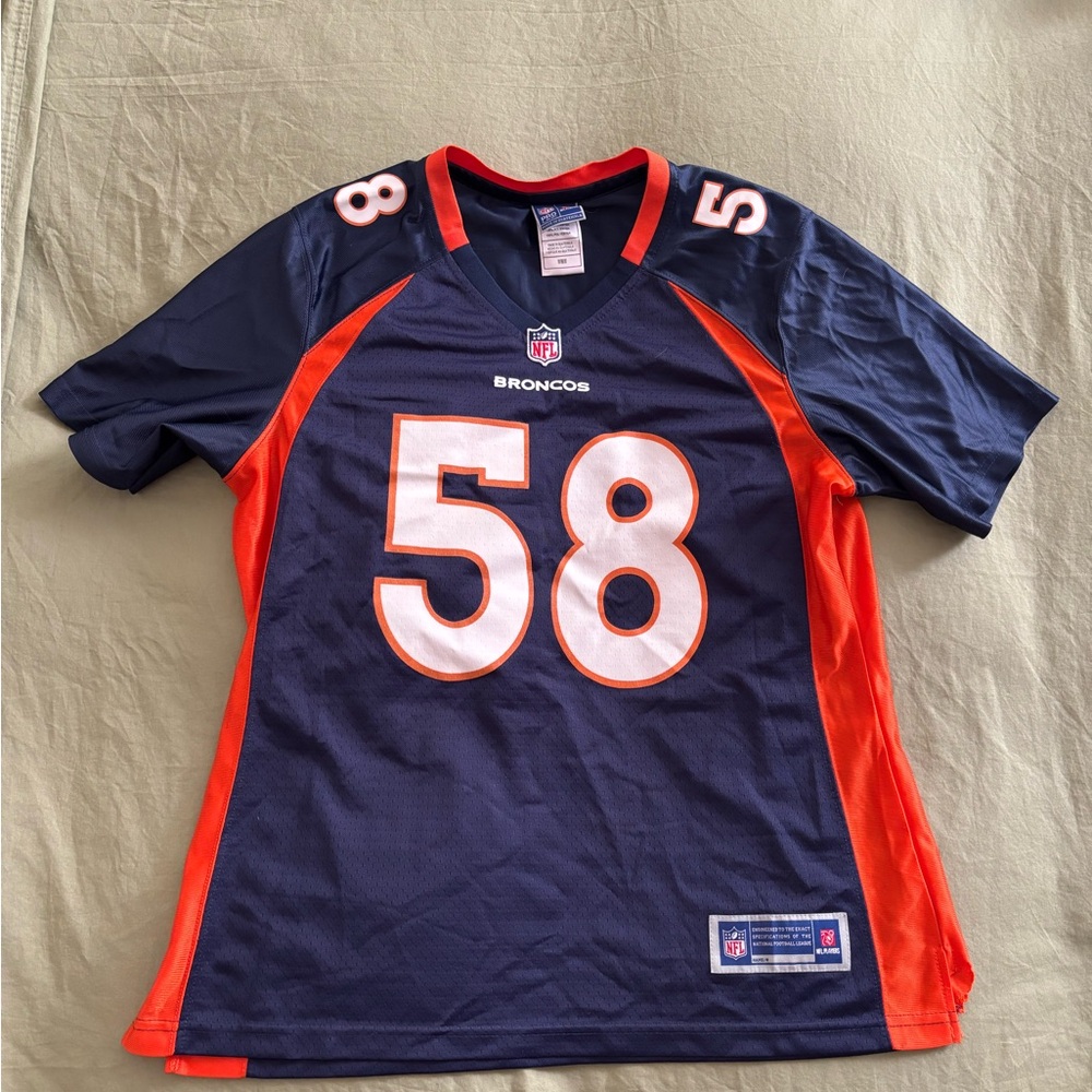 NFL Broncos Jersey with Number 58